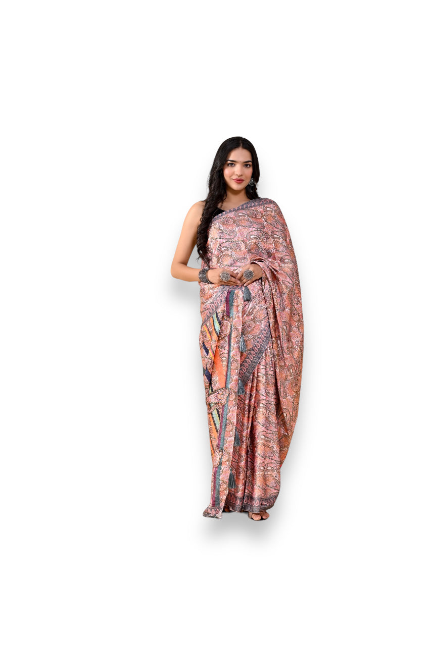 Traditional Silk Saree , Cultural Wear for Women - Saree Ghor Charlotte