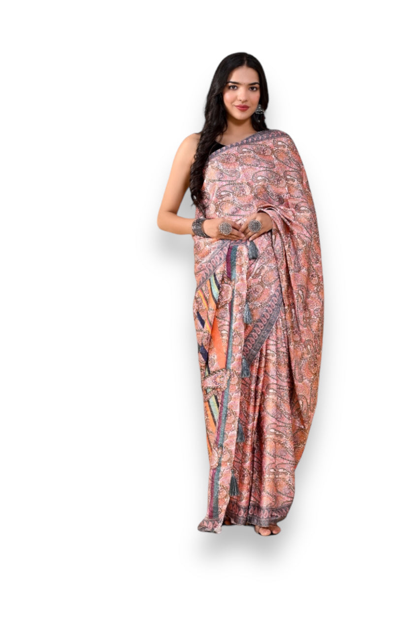 Traditional Silk Saree , Cultural Wear for Women - Saree Ghor Charlotte