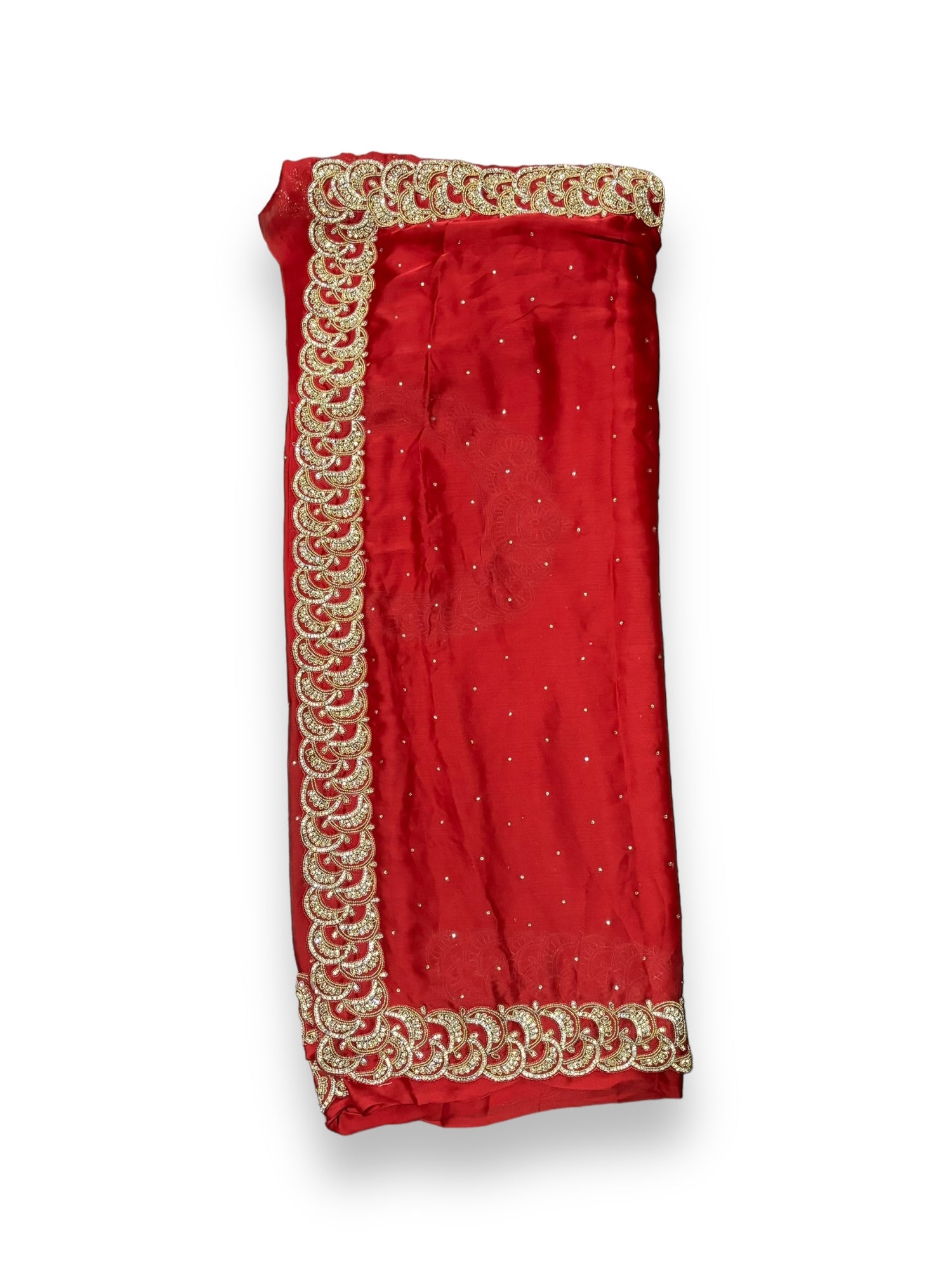 Wine Red- Designer Handwork Saree With Stones- Indian Ethnic Wear for Women - Saree Ghor Charlotte