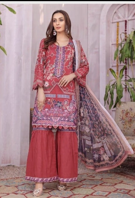 Timeless Embroidered Soni Brand Pakistani Dress -02