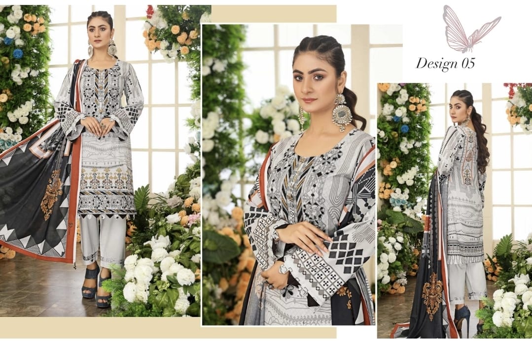 Luxurious Embroidered Haya Designer Pakistani Dress -05