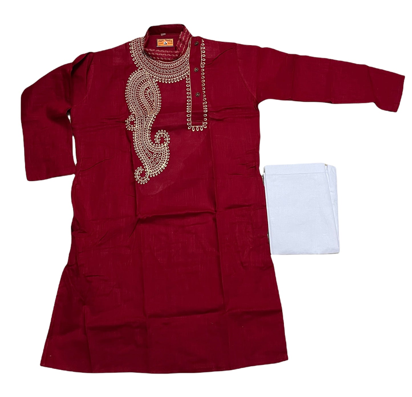 Red - Great Value Boys Kurta Pajama: Stylish and Affordable Traditional Attire