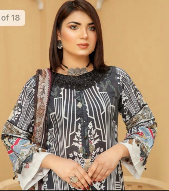 Timeless Embroidered Soni Brand Pakistani Dress