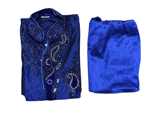 Exquisite Men's Sherwani Style Party Wear Kurta Pajama