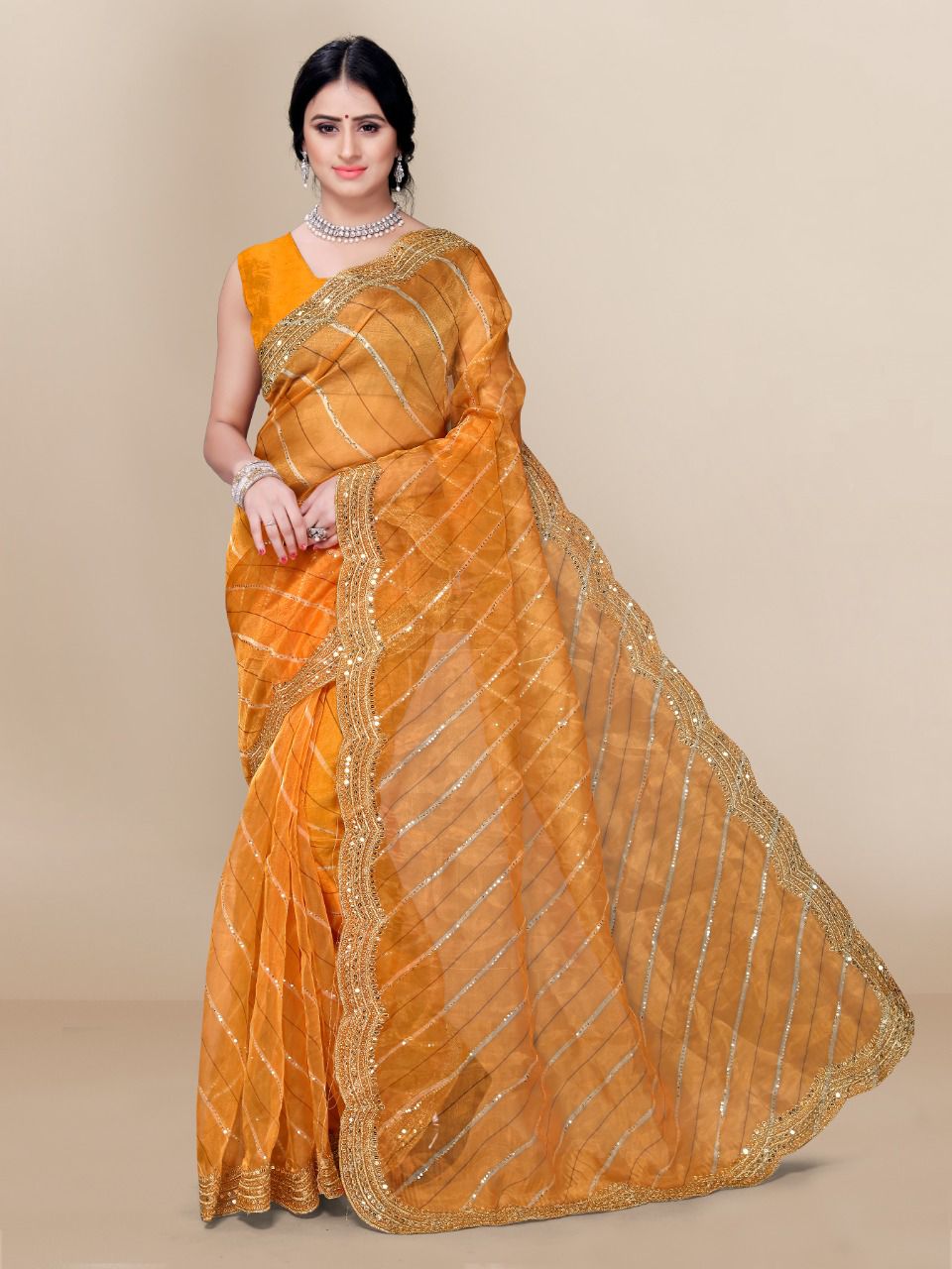 Captivating Clemira Soft Organza Designer Saree: Embrace the Magic of Ethereal Elegance