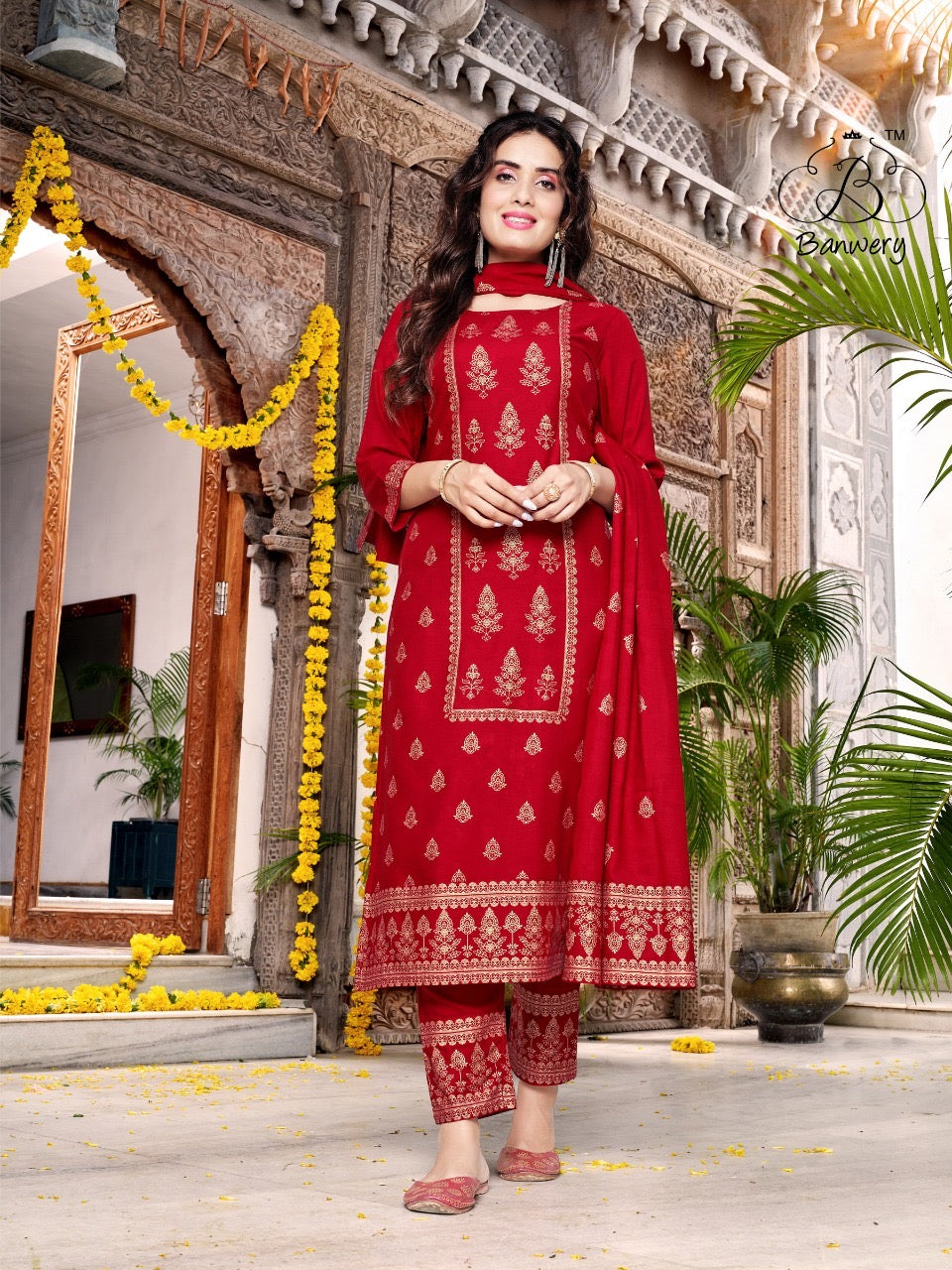 Banwery Parishi Nx - Rayon Salwar Kameez: Stylish and Comfortable Ethnic Wear