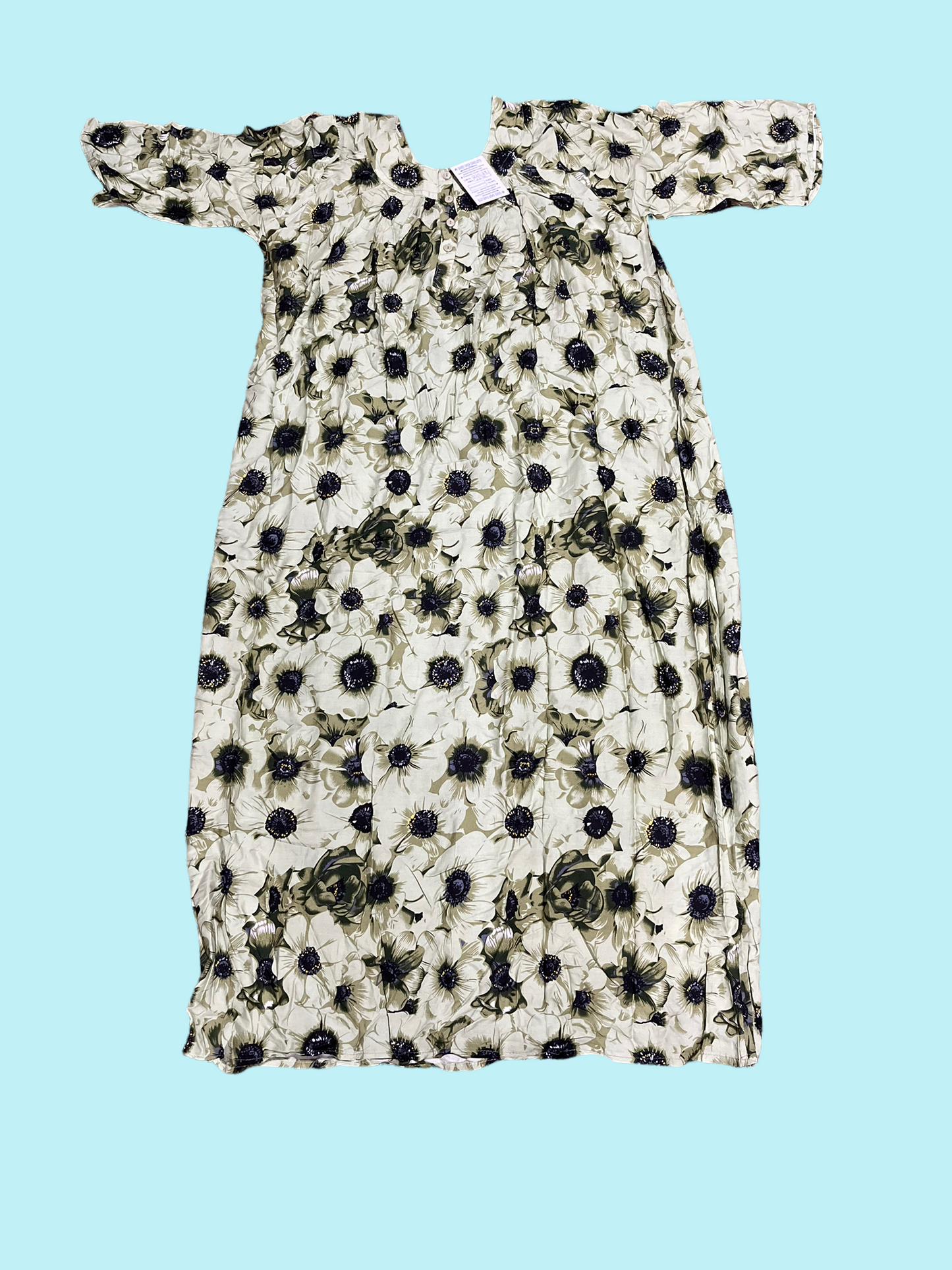 Effortless Elegance: Green Linen Maxi Dress for Women- 17