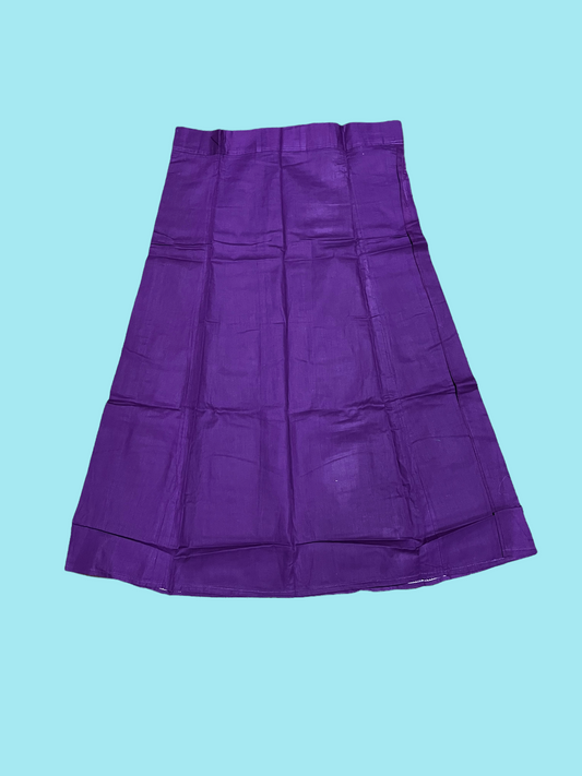 Essential Plain Cotton Petticoat for Women -08