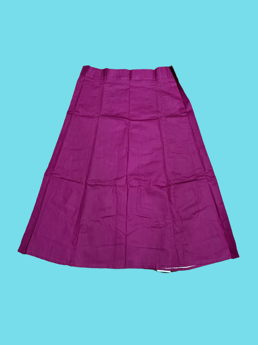 Essential Plain Cotton Petticoat for Women-09