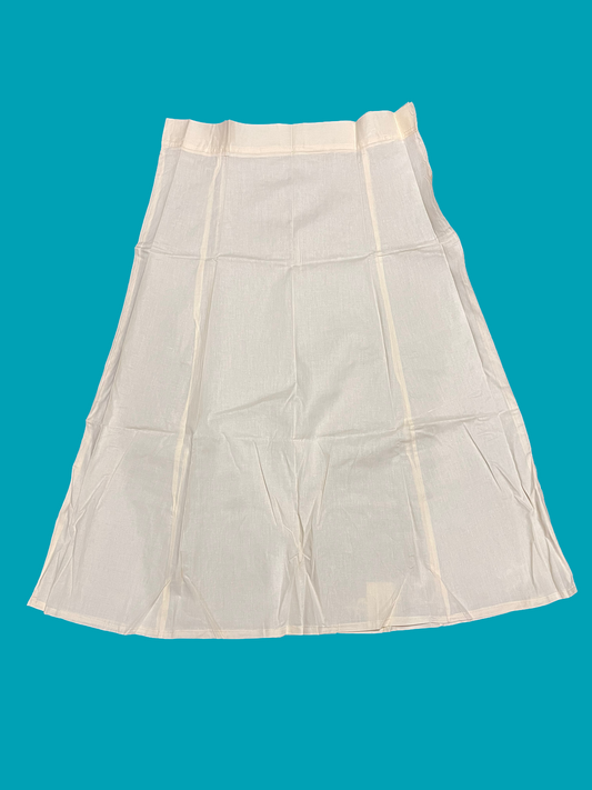 Essential Plain Cotton Petticoat for Women-12