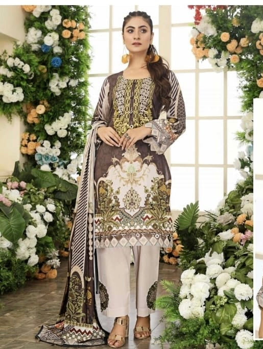 Luxurious Embroidered Haya Designer Pakistani Dress -06
