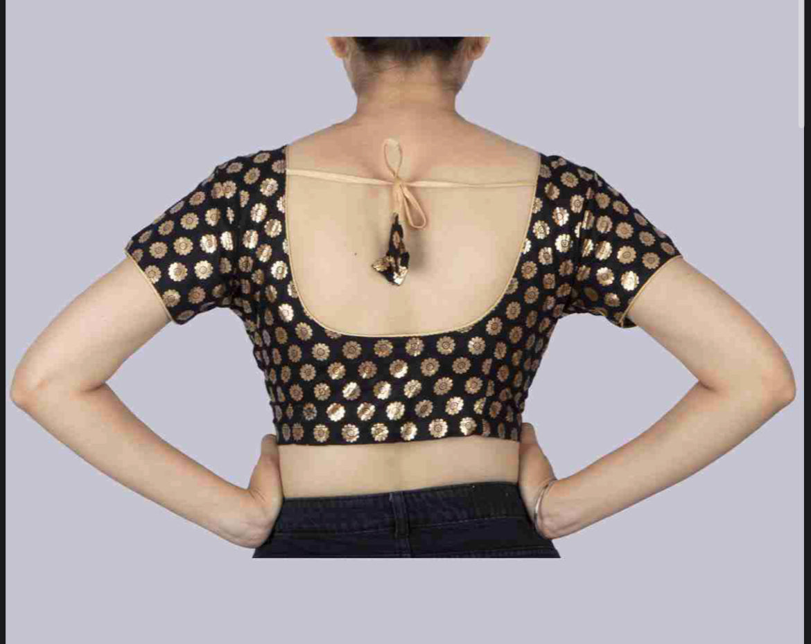Traditional Ready Made Blouse for Saree, Cultural Wear for Women, 10e4 - Saree Ghor Charlotte