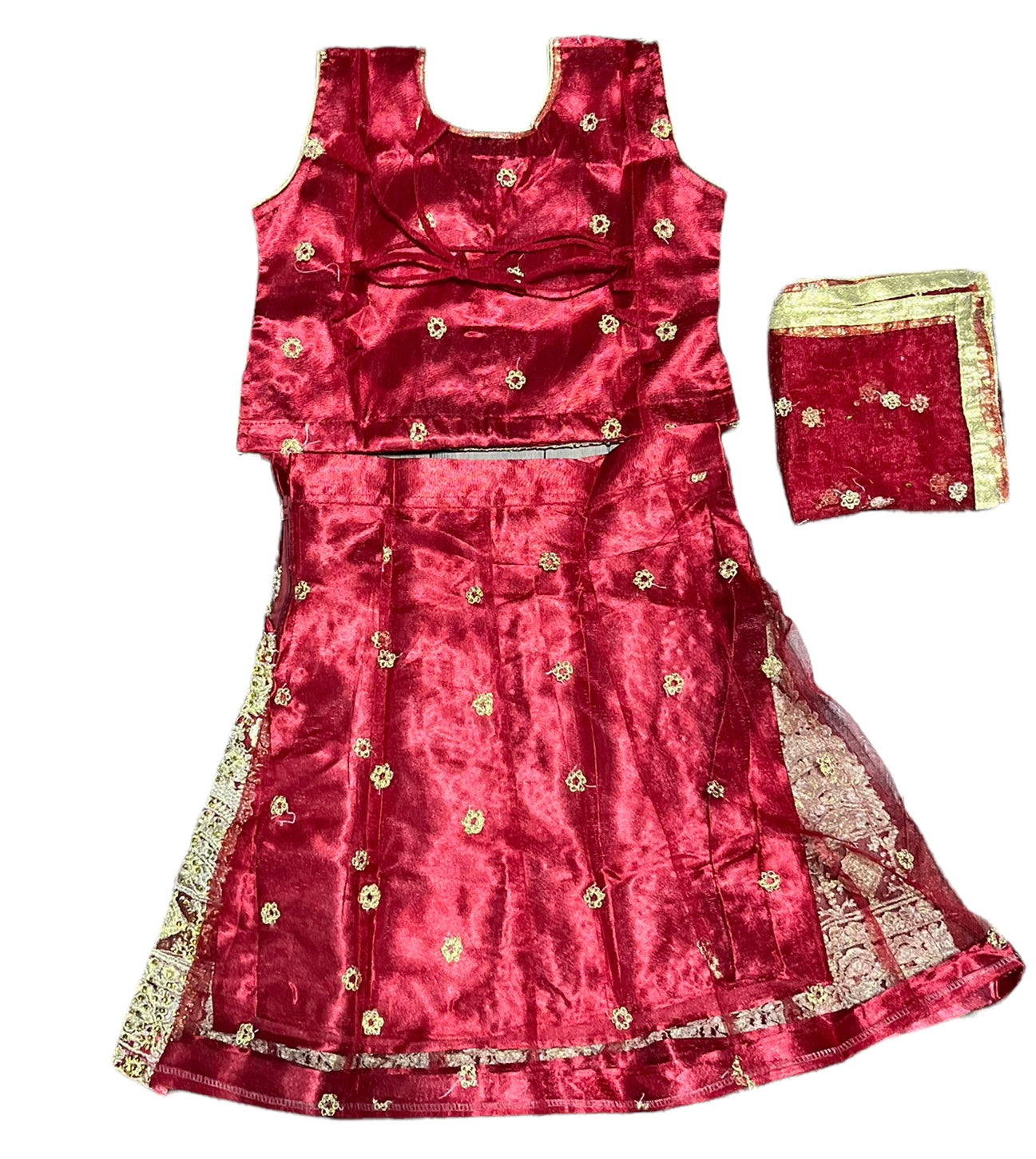 Traditional Girls Lehenga Choli Set – Ethnic Wear for Kids-07 - Saree Ghor Charlotte