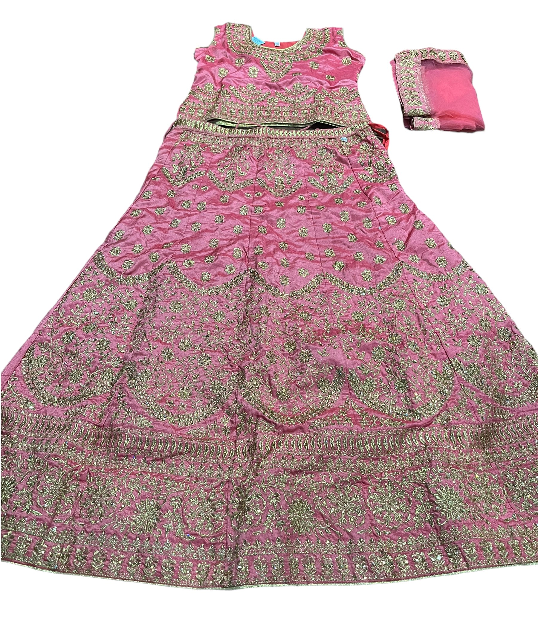 Traditional Girls Lehenga Choli Set, Cultural Wear for Kids,025 - Saree Ghor Charlotte