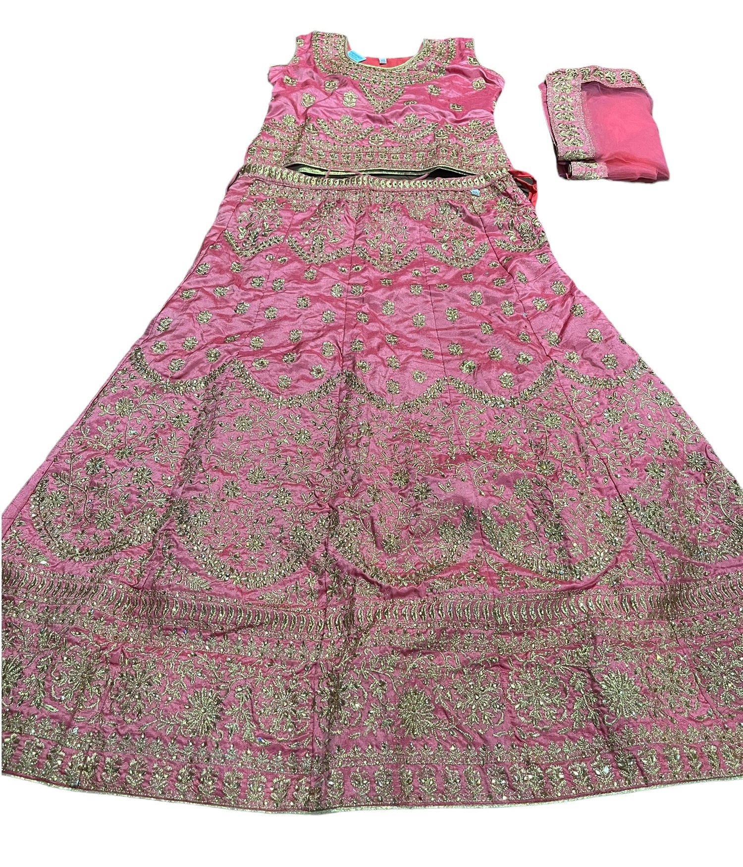Traditional Girls Lehenga Choli Set – Ethnic Wear for Kids-025 - Saree Ghor Charlotte