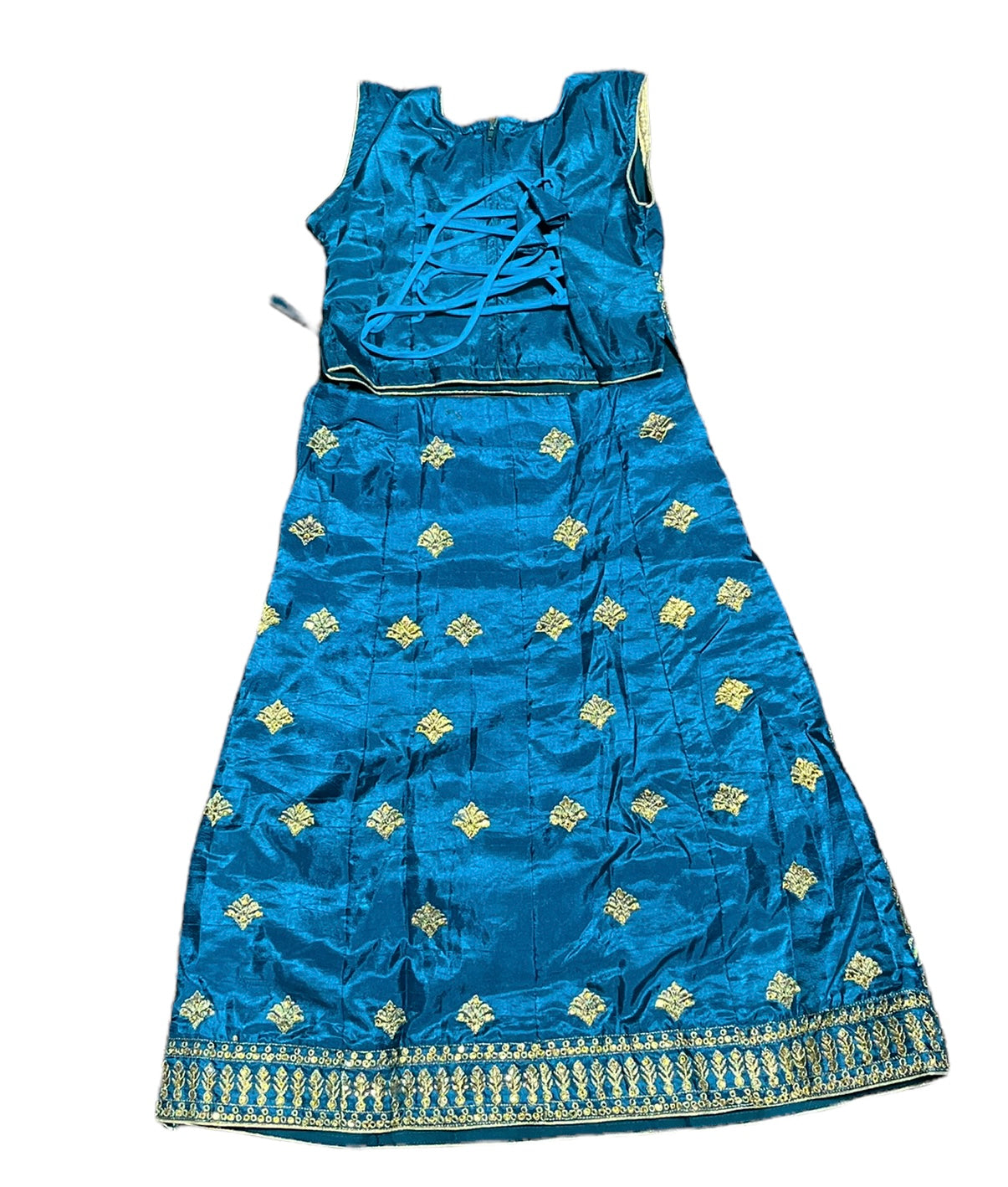 Traditional Girls Lehenga Choli Set – Ethnic Wear for Kids-017 - Saree Ghor Charlotte