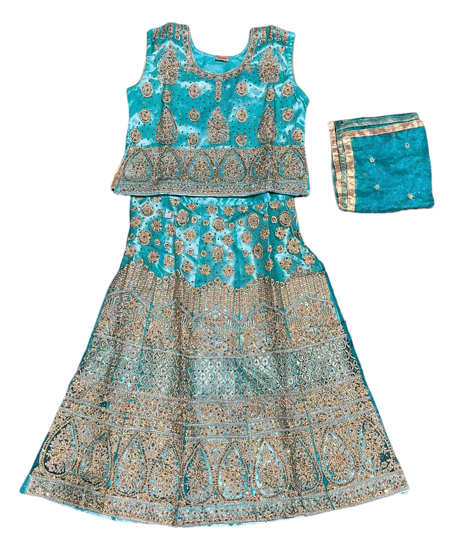 Traditional Girls Lehenga Choli Set, Cultural Wear for Kids,05 - Saree Ghor Charlotte