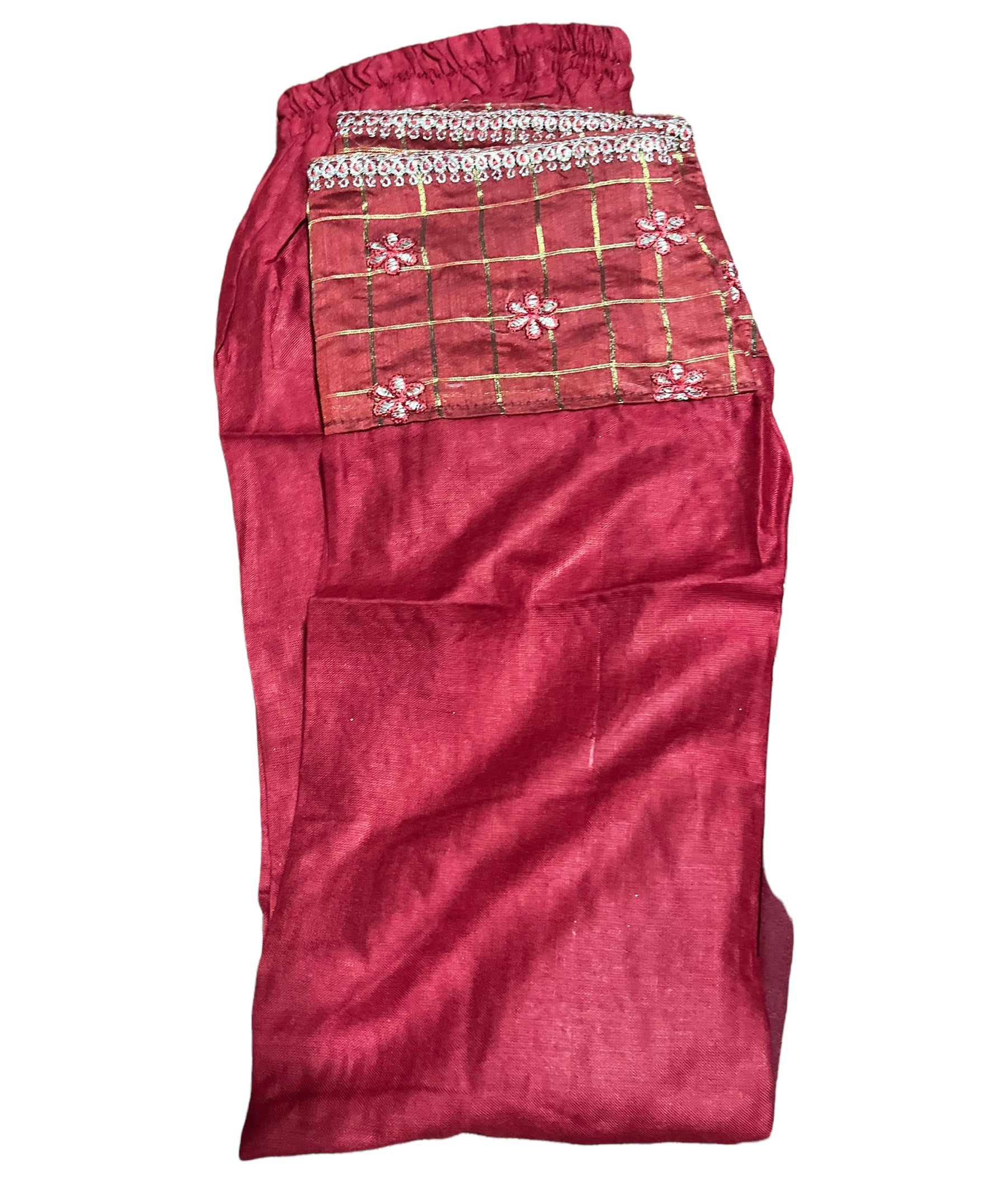 Traditional cotton Salwar Kameez set for girls by Saree Ghor Charlotte, featuring colorful ethnic wear for kids aged 6-7 years.