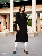 Traditional cotton Kurti from Saree Ghor Charlotte, women’s ethnic salwar kameez with intricate patterns and vibrant colors.