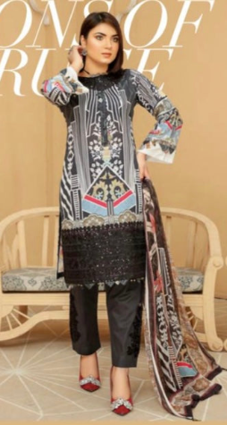 Traditional Soni Brand Pakistani Salwar Kameez for women, featuring vibrant ethnic wear with intricate patterns and colorful fabric.