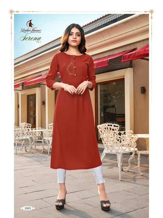 Sarena Vol2- Traditional Cotton Kurti - Ethnic Wear for Women-02 - Saree Ghor Charlotte