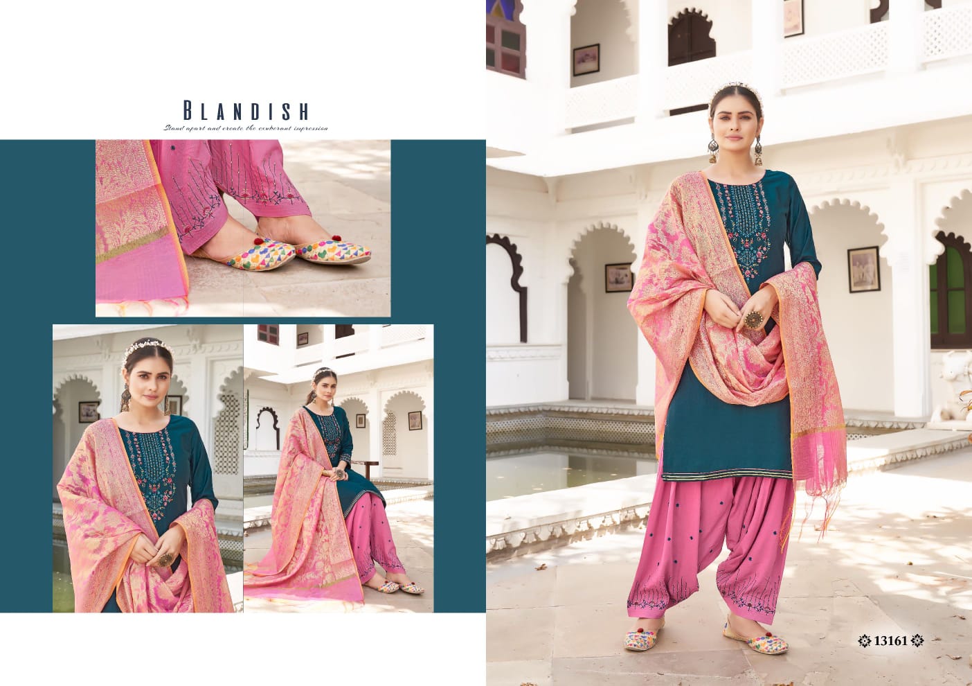Luxe Silk Salwar Suit by Saree Ghor Charlotte, Kalaroop Sunheri Vol 5 in elegant style and comfort, featuring intricate silk detailing.