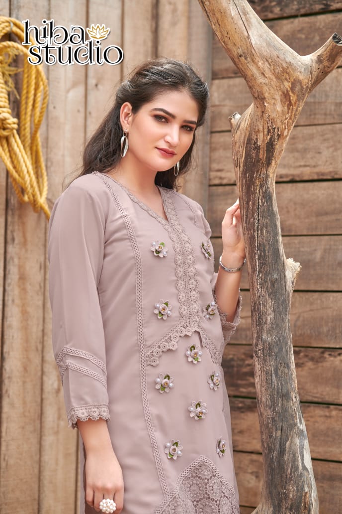 Traditional Party Wear Kurti Set for a Glamorous Affair-Ethnic Wear for Women - Saree Ghor Charlotte